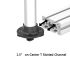 Aluminum Extrusion VESA Mount Quick Release w/ Single Arm