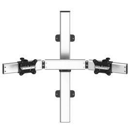 Dual Monitor Wall Mount for Apple Low Profile w/ Quick Release