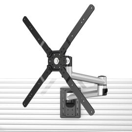 TV Slatwall Mount - Quick Release 32 to 50" Rotating & Double Arm