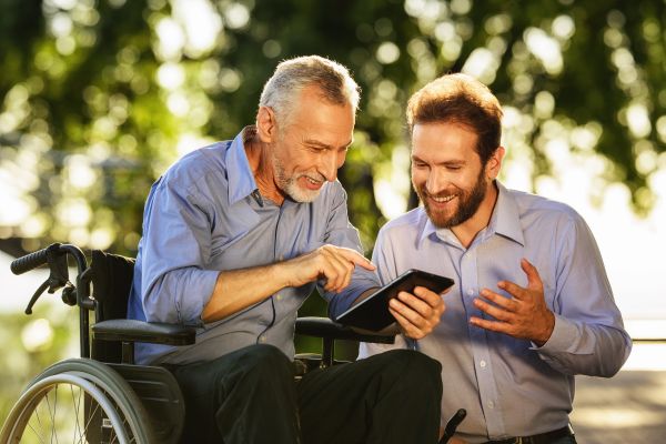 iPad and Tablet Wheelchair Mount