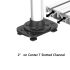 Dual Track Rail Mount for Apple Display w/ Quick Release Spring Arms