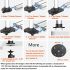 Dual Track Rail Mount for Apple Top Down Quick Release Low Profile