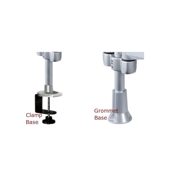 Cotytech Triple Monitor Desk Mount with Triple Arm and Grommet Base (DM-T1A3-G)