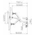 Apple Monitor Mount for Desk - Expandable w/ Spring Arm