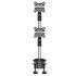 Dual Monitor Desk Mount for Apple Top Down w/ Single Arms