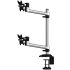 Dual Monitor Desk Mount for Apple Top Down w/ Single Arms