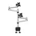 Dual Monitor Desk Mount for Apple Top Down Quick Release