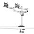Dual Monitor Desk Mount for Apple Quick Release w/ Dual Swivel Arms