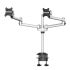 Dual Monitor Desk Mount for Apple Quick Release w/ Dual Swivel Arms
