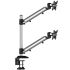 Dual Monitor Desk Mount for Apple Height Adjustable w/ Quick Release