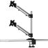 Dual Monitor Desk Mount for Apple Height Adjustable w/ Quick Release