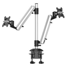 Dual Monitor Desk Mount for Apple Height Adjustable w/ Quick Release
