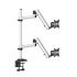 Dual Monitor Desk Mount for Apple Top Down or Side by Side
