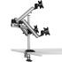 Triple Monitor Desk Mount for Apple Full Motion w/ Quick Release