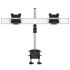 Dual Monitor Desk Mount for Apple w/ Quick Release Single Arm