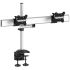 Dual Monitor Desk Mount for Apple w/ Quick Release Single Arm