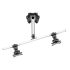 Dual Monitor Desk Mount for Apple w/ Quick Release Single Arm