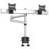 Dual Monitor Desk Mount for Apple Quick Release w/ Dual Arm