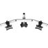 Dual Monitor Desk Mount for Apple Quick Release w/ Low Profile