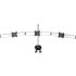 Triple Monitor Desk Mount for Apple w/ 2-in-1 Base BL-AP31