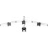 Triple Monitor Desk Mount for Apple w/ 2-in-1 Base BL-AP31