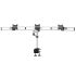 Triple Monitor Desk Mount for Apple Quick Release w/ Dual Arm