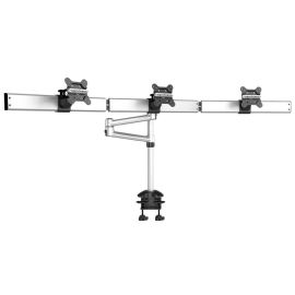 Triple Monitor Desk Mount for Apple Quick Release w/ Dual Arm