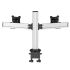 Dual Monitor Desk Mount for Apple w/ 2-in-1 Base & Low Profile