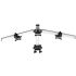 Triple Monitor Desk Mount for Apple Low Profile w/ Quick Release