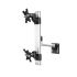 Dual Apple VESA Mount for Slatwall Stacking Extending Quick Release