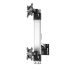 Dual Apple VESA Mount for Slatwall Stacking Extending Quick Release