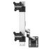 Dual Apple VESA Mount for Slatwall w/ Quick Release & Dual Arm