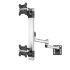 Dual Apple VESA Mount for Slatwall w/ Quick Release & Dual Arm