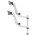 Dual Track Rail Mount for Apple Display w/ Full Motion Spring Arms