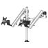 Dual Track Rail Mount for Apple Display w/ Articulating Spring Arms