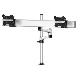 Dual Track Rail Mount for Apple Display w/ Quick Release Dual Arm