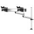 Dual Track Rail Mount for Apple Display w/ Quick Release Dual Arm