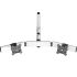 Dual Track Rail Mount for Apple Display Quick Release w/ Dual Arm