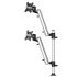 Dual Track Rail Mount for Apple Display w/ Quick Release Spring Arms