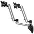 Dual Monitor Wall Mount for Apple Full Motion w/ Quick Release