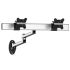 Dual Monitor Wall Mount for Apple Side by Side w/ Quick Release