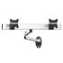 Dual Monitor Wall Mount for Apple Side by Side w/ Quick Release