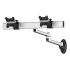 Dual Monitor Wall Mount for Apple Side by Side w/ Quick Release
