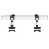 Dual Monitor Wall Mount for Apple w/ Quick Release Two Orientations