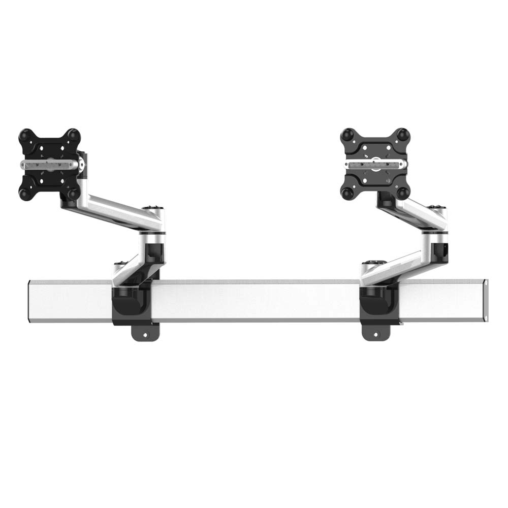 Dual Monitor Wall Mount for Apple w/ Quick Release Two Orientations