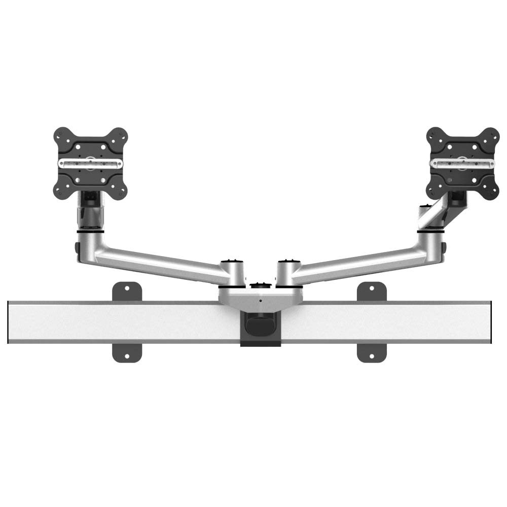 Dual Monitor Wall Mount for Apple Quick Release Simultaneous Slider