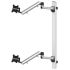 Dual Monitor Wall Mount for Apple w/ Quick Release Full Motion