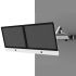 Dual Monitor Wall Mount for Apple w/ Quick Release Full Motion