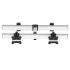 Dual Monitor Wall Mount for Apple Quick Release w/ Single Arm