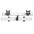 Dual Monitor Wall Mount for Apple Quick Release w/ Single Arm